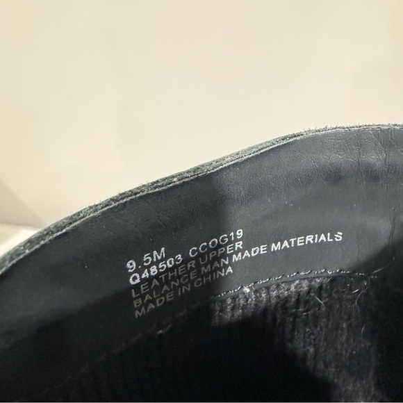 Kork-ease Mertle Black Leather Chunky Square Toe Block Heel Ankle Boots Sz 9.5 - Picture 13 of 15